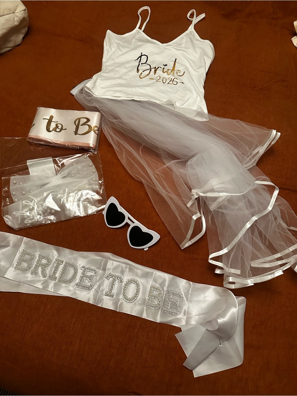 Bridal bundle sashes and more